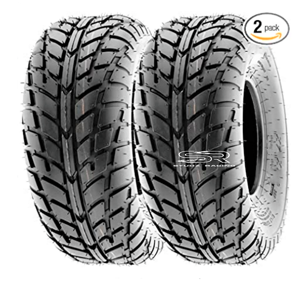 (2 Pack Special Price ) SunF 145/70-6 6 Ply Tubeless Tire